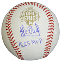 Alcides Escobar Signed Rawlings 2015 World Series Logo Baseball w/ALCS MVP - ESCBSB102 - Alcides Escobar Signed Rawlings 2015 World Series Logo Baseball w/ALCS MVP product image