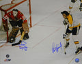 Tony Esposito & Phil Esposito Dual-Signed Action 16x20 Photo - ESP16P400 - Tony Esposito & Phil Esposito Dual-Signed Action 16x20 Photo product image