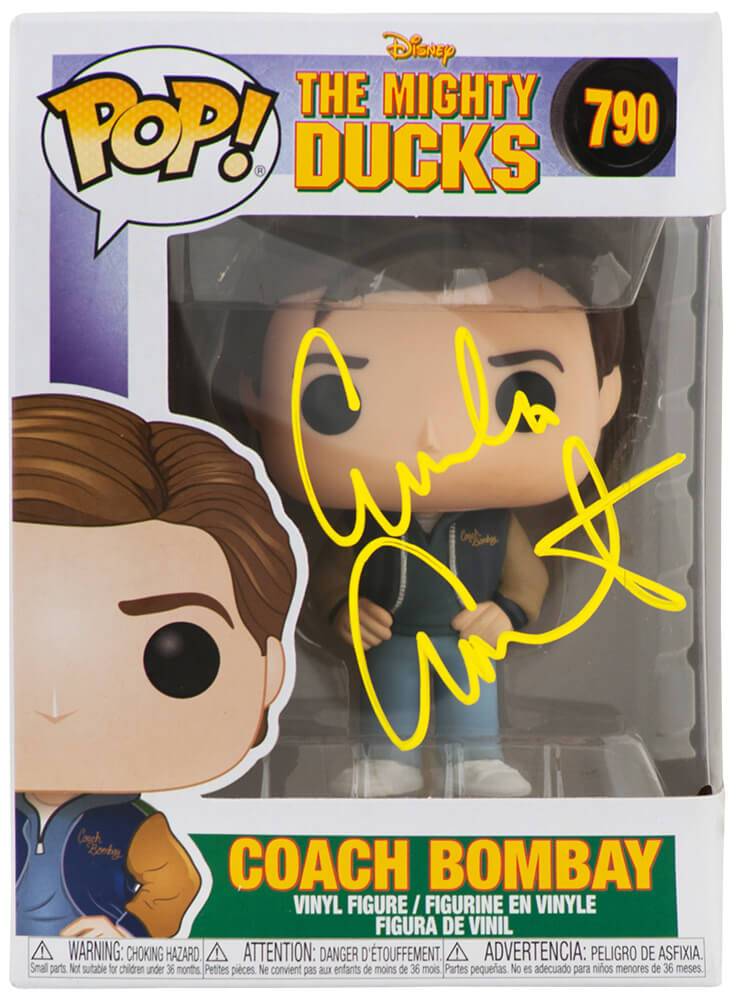 Emilio Estevez Signed The Mighty Ducks Coach Bombay Funko Pop Doll #790 - ESTFUN502 - Emilio Estevez Signed The Mighty Ducks Coach Bombay Funko Pop Doll #790 product image
