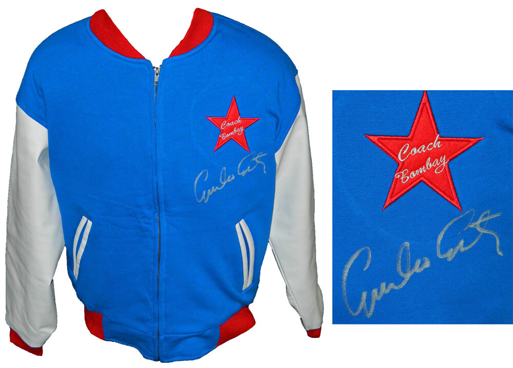 Emilio Estevez Signed Mighty Ducks Coach Bombay Team USA Coaching Jacket - ESTJRY506 - Emilio Estevez Signed Mighty Ducks Coach Bombay Team USA Coaching Jacket product image