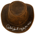Emilio Estevez Signed LuxHide Genuine Leather Handcrafted Cowboy Hat w/Billy The Kid - ESTOTH505 - Emilio Estevez Signed LuxHide Genuine Leather Handcrafted Cowboy Hat w/Billy The Kid product image