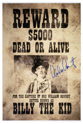 Emilio Estevez Signed Bill The Kid 12x18 Wanted Poster - ESTOTH506 - Emilio Estevez Signed Bill The Kid 12x18 Wanted Poster product image