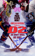 Emilio Estevez Signed The Mighty Ducks 2 11x17 Movie Poster w/Coach Bombay - ESTPST506 - Emilio Estevez Signed The Mighty Ducks 2 11x17 Movie Poster w/Coach Bombay product image