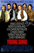 Emilio Estevez Signed Young Guns 11x17 Movie Poster - ESTPST508 - Emilio Estevez Signed Young Guns 11x17 Movie Poster product image