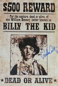 Emilio Estevez Signed Billy The Kid 13x19 Wanted Poster - ESTPST509 - Emilio Estevez Signed Billy The Kid 13x19 Wanted Poster product image
