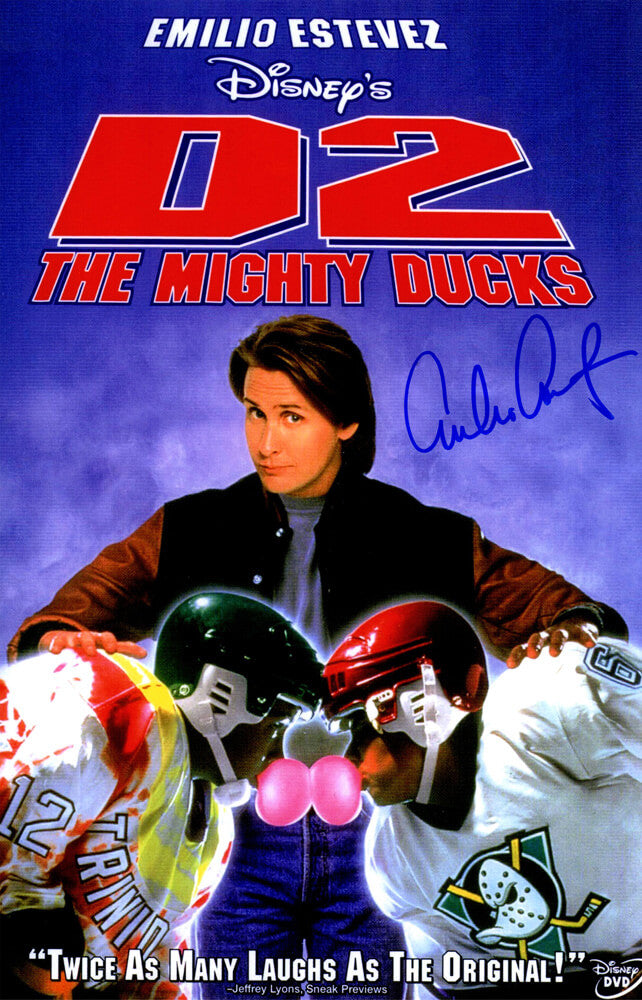 Emilio Estevez Signed The Mighty Ducks 2 11x17 Movie Poster - ESTPST512 - Emilio Estevez Signed The Mighty Ducks 2 11x17 Movie Poster product image
