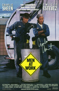 Emilio Estevez Signed Men At Work 11x17 Movie Poster - ESTPST526 - Emilio Estevez Signed Men At Work 11x17 Movie Poster product image