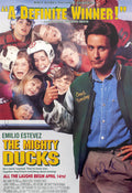 Emilio Estevez Signed The Mighty Ducks 27x40 Full Size Movie Poster - ESTPST527 - Emilio Estevez Signed The Mighty Ducks 27x40 Full Size Movie Poster product image