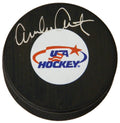 Emilio Estevez Signed Team USA Logo Hockey Puck - ESTPUC402 - Emilio Estevez Signed Team USA Logo Hockey Puck product image
