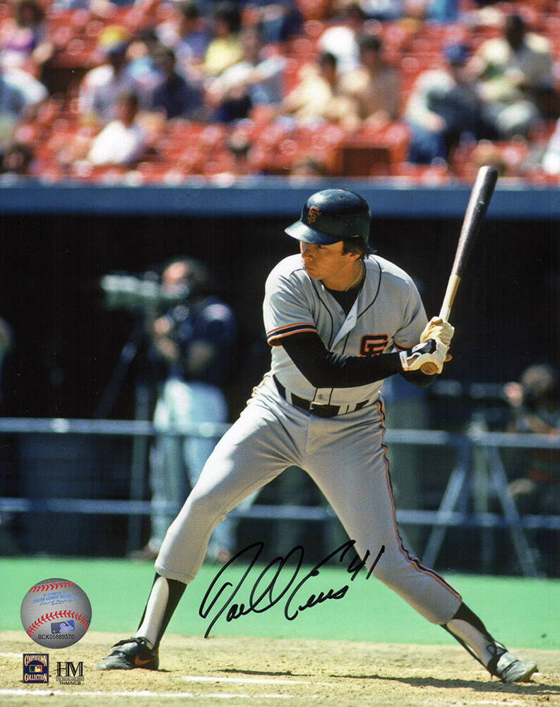 Darrell Evans Signed San Francisco Giants Batting Action 8x10 Photo - EVA08P100 - Darrell Evans Signed San Francisco Giants Batting Action 8x10 Photo product image