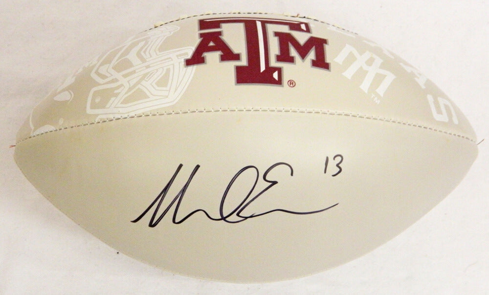 Mike Evans Signed Texas A&M Aggies Logo Football - EVAFTB301 - Mike Evans Signed Texas A&M Aggies Logo Football product image