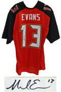Mike Evans Signed Red & Black Custom Football Jersey - EVAJRY300 - Mike Evans Signed Red & Black Custom Football Jersey product image