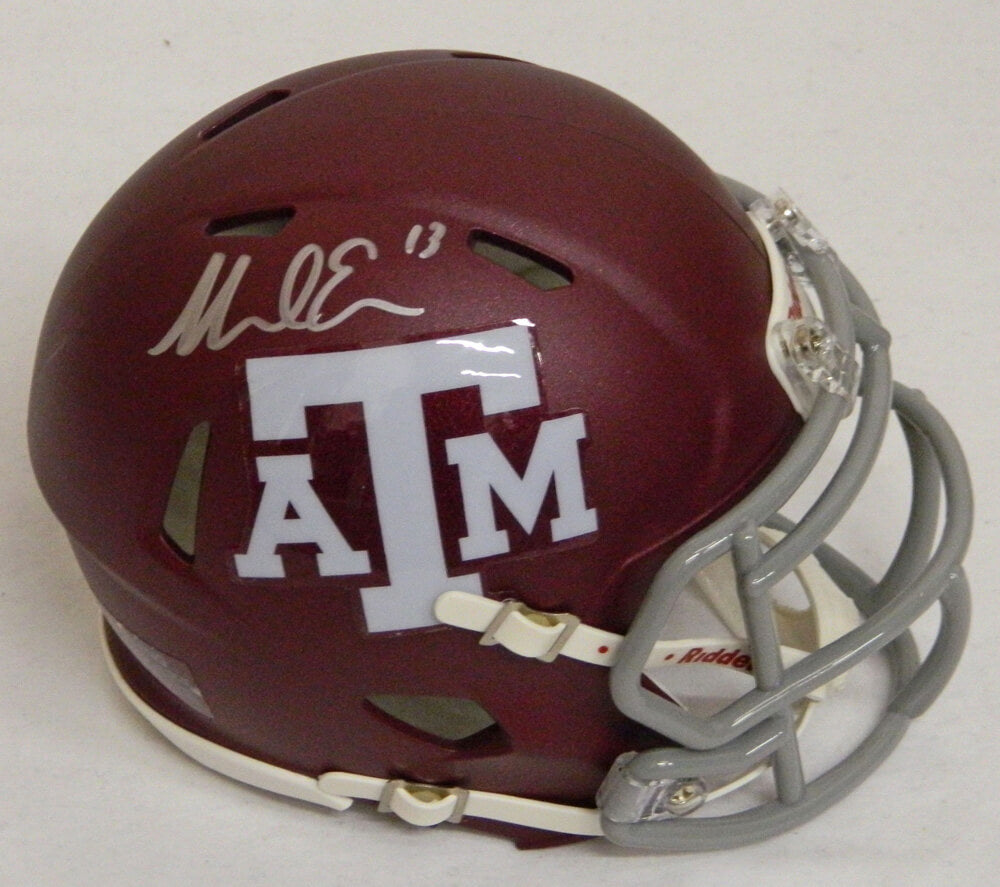 Mike Evans Signed Texas A&M Aggies Riddell Speed Mini Helmet - EVAMIN302 - Mike Evans Signed Texas A&M Aggies Riddell Speed Mini Helmet product image