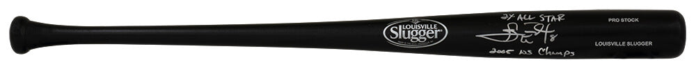 Carl Everett Signed Louisville Slugger Pro Stock Black Baseball Bat w/2x All Star, 2005 WS Champs - EVEBAT100 - Carl Everett Signed Louisville Slugger Pro Stock Black Baseball Bat w/2x All Star, 2005 WS Champs product image