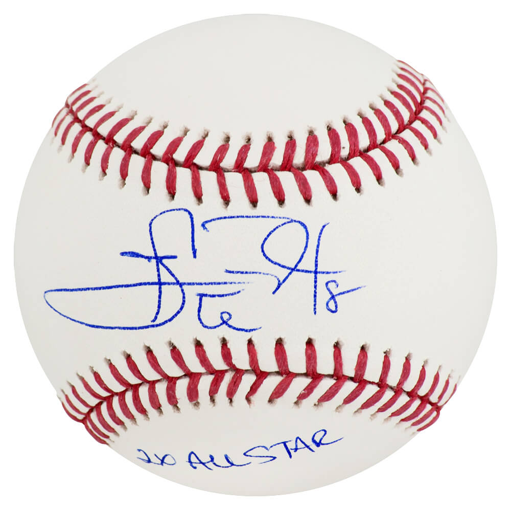 Carl Everett Signed Rawlings Official MLB Baseball w/2x All Star - EVEBSB101 - Carl Everett Signed Rawlings Official MLB Baseball w/2x All Star product image