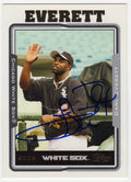 Carl Everett Signed Chicago White Sox 2005 Topps Baseball Trading Card #407 - EVECAR101 - Carl Everett Signed Chicago White Sox 2005 Topps Baseball Trading Card #407 product image