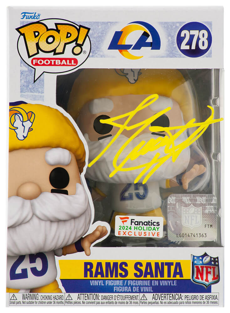 Jim Everett Signed Los Angeles Rams SANTA Funko Pop Doll #278 - EVEFUN300 - Jim Everett Signed Los Angeles Rams SANTA Funko Pop Doll #278 product image