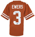 Quinn Ewers Signed Orange Custom College Football Jersey (Beckett) - EWEJRY300 - Quinn Ewers Signed Orange Custom College Football Jersey (Beckett) product image