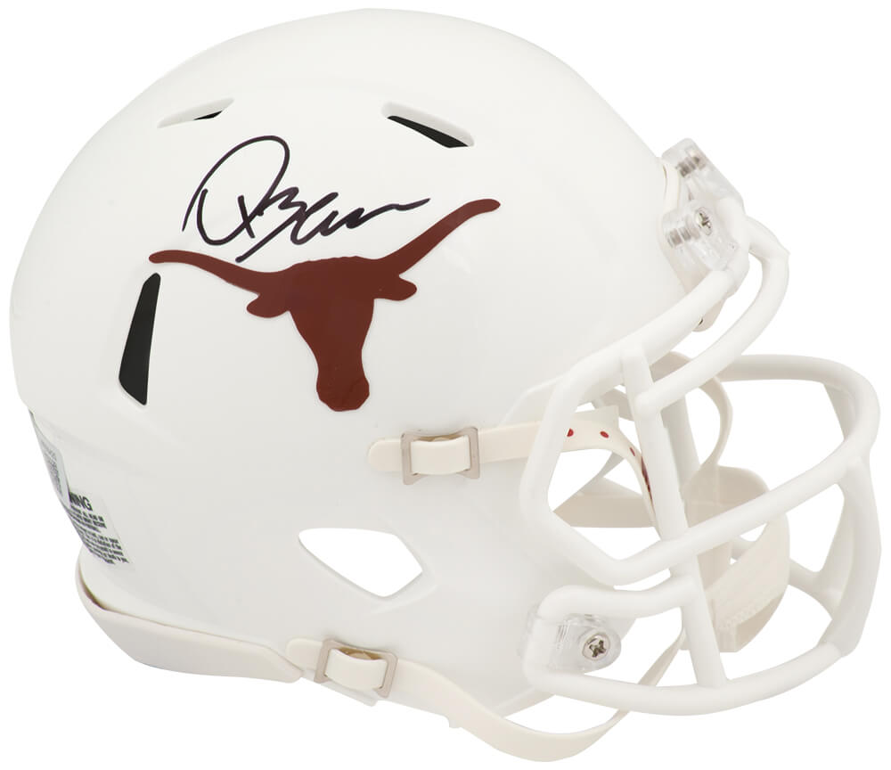 Quinn Ewers Signed Texas Longhorns Riddell Speed Mini Helmet - (Beckett) - EWEMIN300 - Quinn Ewers Signed Texas Longhorns Riddell Speed Mini Helmet - (Beckett) product image