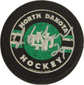 Ed Belfour Signed North Dakota Fighting Sioux Logo Hockey Puck - BELPUC404 - Ed Belfour Signed North Dakota Fighting Sioux Logo Hockey Puck product image