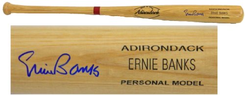 Ernie Banks Signed Autographed 60's Style Blonde Bat - BANBAT100 - Ernie Banks Signed Autographed 60's Style Blonde Bat product image