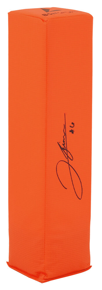 Jordan Faison Signed BSN Orange Endzone Football Pylon - FAIPYL301 - Jordan Faison Signed BSN Orange Endzone Football Pylon product image