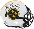 Alan Faneca Signed Pittsburgh Steelers Lunar Eclipse Riddell Speed Mini Helmet w/HOF'21 - FANMIN300 - Alan Faneca Signed Pittsburgh Steelers Lunar Eclipse Riddell Speed Mini Helmet w/HOF'21 product image