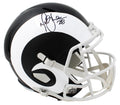 Marshall Faulk Signed Rams Flat Black Matte Riddell Speed Full Size Replica Helmet - FAUREP301 - Marshall Faulk Signed Rams Flat Black Matte Riddell Speed Full Size Replica Helmet product image