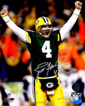 Brett Favre Signed Green Bay Packers Arms Raised 8x10 Photo - FAV08P303 - Brett Favre Signed Green Bay Packers Arms Raised 8x10 Photo product image