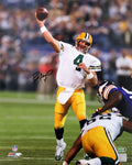 Brett Favre Signed Green Bay Packers Passing Action 16x20 Photo - FAV16P306 - Brett Favre Signed Green Bay Packers Passing Action 16x20 Photo product image