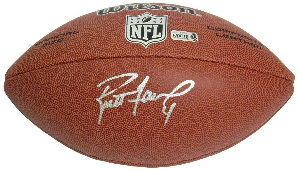 Brett Favre Signed Wilson Limited Full Size NFL Football - FAVFTB300 - Brett Favre Signed Wilson Limited Full Size NFL Football product image