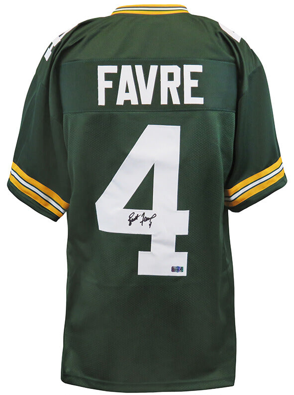 Brett Favre Signed Green Custom Jersey (Favre Holo) - FAVJRY305 - Brett Favre Signed Green Custom Jersey (Favre Holo) product image
