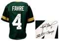 Brett Favre Signed Green Custom Football Jersey w/SB XXXI Champs (JSA) - FAVJRY302 - Brett Favre Signed Green Custom Football Jersey w/SB XXXI Champs (JSA) product image