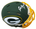 Brett Favre Signed Green Bay Packers AMP Riddell Speed Mini Helmet - FAVMIN303 - Brett Favre Signed Green Bay Packers AMP Riddell Speed Mini Helmet product image