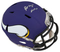 Brett Favre Signed Minnesota Vikings Riddell Speed Mini Helmet w/HOF'16 - (Favre Holo) - FAVMIN315 - Brett Favre Signed Minnesota Vikings Riddell Speed Mini Helmet w/HOF'16 - (Favre Holo) product image