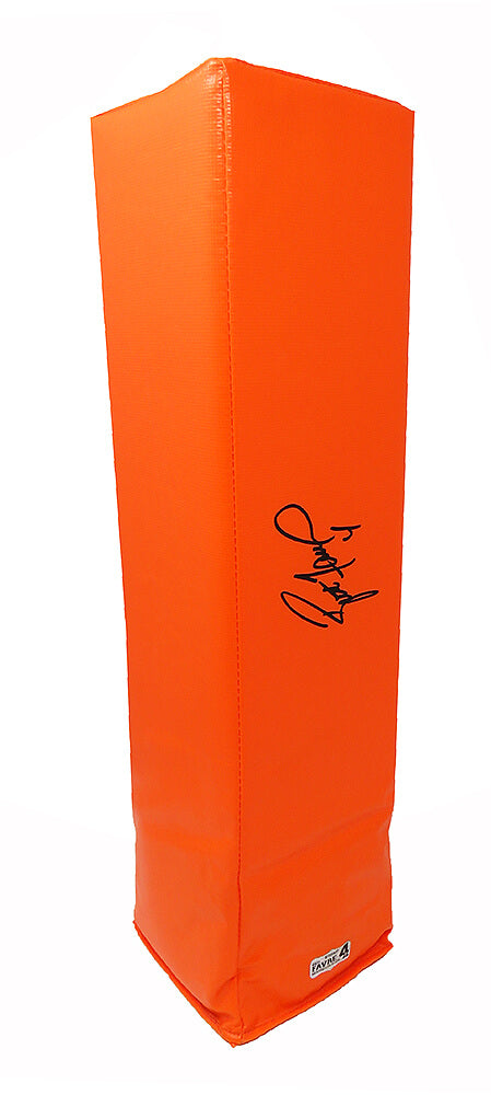 Brett Favre Signed Orange Endzone Pylon - FAVPYL300 - Brett Favre Signed Orange Endzone Pylon product image