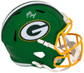Brett Favre Signed Green Bay Packers FLASH Riddell Full Size Speed Replica Helmet - FAVREP313 - Brett Favre Signed Green Bay Packers FLASH Riddell Full Size Speed Replica Helmet product image