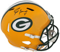 Brett Favre Signed Packers Riddell Full Size Speed Replica Helmet (Favre Holo) - FAVREP315 - Brett Favre Signed Packers Riddell Full Size Speed Replica Helmet (Favre Holo) product image