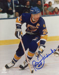 Bernie Federko Signed St Louis Blues Action 8x10 Photo - FED08P401 - Bernie Federko Signed St Louis Blues Action 8x10 Photo product image