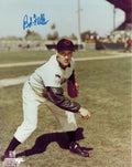 Bob Feller Signed Indians Pitching 8x10 Photo - FEL08P101 - Bob Feller Signed Indians Pitching 8x10 Photo product image