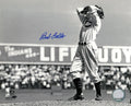 Bob Feller Signed Cleveland Indians B&W Windup Pitching 8x10 Photo - FEL08P112TW - Bob Feller Signed Cleveland Indians B&W Windup Pitching 8x10 Photo product image