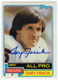 Gary Fencik Signed Chicago Bears 1981 Topps Football Trading Card #40 - FENCAR300 - Gary Fencik Signed Chicago Bears 1981 Topps Football Trading Card #40 product image
