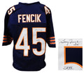 Gary Fencik Signed Navy Custom Throwback Jersey w/SB XX - FENJRY300 - Gary Fencik Signed Navy Custom Throwback Jersey w/SB XX product image