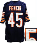 Gary Fencik Signed Navy Custom Football Jersey w/SB XX - FENJRY301 - Gary Fencik Signed Navy Custom Football Jersey w/SB XX product image