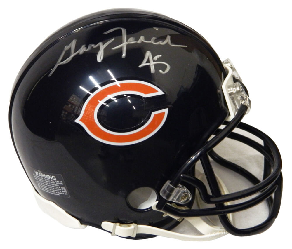 Gary Fencik Signed Chicago Bears Riddell Mini Helmet - FENMIN301 - Gary Fencik Signed Chicago Bears Riddell Mini Helmet product image