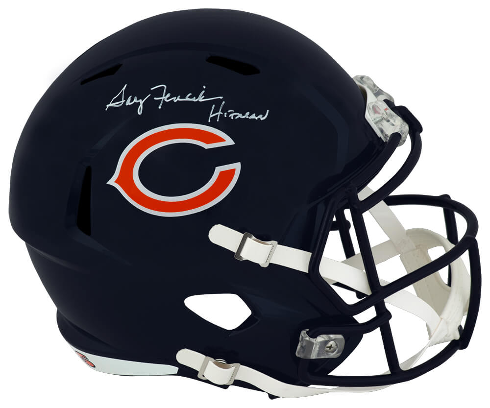 Gary Fencik Signed Chicago Bears Riddell Full Size Speed Replica Helmet w/Hitman - FENREP300 - Gary Fencik Signed Chicago Bears Riddell Full Size Speed Replica Helmet w/Hitman product image