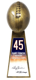 Gary Fencik Signed Football World Champion 15 Inch Replica Gold Trophy - FENTRO301 - Gary Fencik Signed Football World Champion 15 Inch Replica Gold Trophy product image