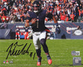 Justin Fields Signed Chicago Bears Running With Football Action 8x10 Photo - (Beckett) - FIE08P300 - Justin Fields Signed Chicago Bears Running With Football Action 8x10 Photo - (Beckett) product image