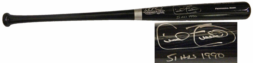 Cecil Fielder Signed Rawlings Black Big Stick Baseball Bat w/51 HRs 1990 - FIEBAT104 - Cecil Fielder Signed Rawlings Black Big Stick Baseball Bat w/51 HRs 1990 product image