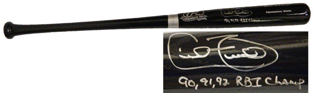 Cecil Fielder Signed Rawlings Black Big Stick Baseball Bat w/90,91,92 RBI Champ - FIEBAT105 - Cecil Fielder Signed Rawlings Black Big Stick Baseball Bat w/90,91,92 RBI Champ product image